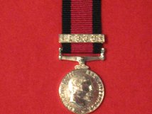 MINIATURE NATAL REBELLION MEDAL WITH 1906 CLASP MEDAL