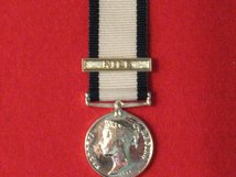 MINIATURE NAVAL GENERAL SERVICE MEDAL NGSM WITH NILE CLASP MEDAL QV