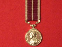 MINIATURE MERITORIOUS SERVICE MEDAL MSM GV UNCROWNED MEDAL