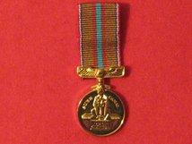 MINIATURE COMMEMORATIVE SUEZ MEDAL PHINX WITH FIXING PIN ON THE REVERSE