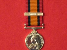 MINIATURE QUEENS SOUTH AFRICA MEDAL ORANGE FREE STATE MEDAL