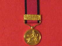 MINIATURE ARMY GOLD MEDAL 1810 TOULOUSE CLASP RARE MEDAL
