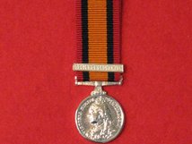 MINIATURE QUEENS SOUTH AFRICA MEDAL RELIEF OF LADYSMITH CLASP