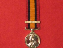 MINIATURE QUEENS SOUTH AFRICA MEDAL MODDER RIVER CLASP
