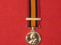 MINIATURE QUEENS SOUTH AFRICA MEDAL NATAL CLASP