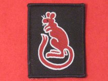 BRITISH ARMY 7TH ARMOURED BRIGADE FORMATION BADGE RED