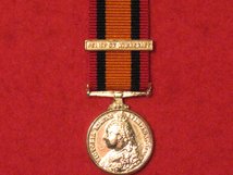 MINIATURE QUEENS SOUTH AFRICA MEDAL RELIEF OF KIMBERLEY CLASP