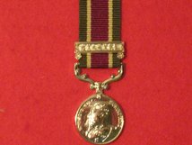 MINIATURE TIBET MEDAL 1905 WITH GYANTSE CLASP MEDAL