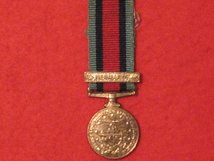 MINIATURE COMMEMORATIVE NORMANDY LANDINGS CAMPAIGN MEDAL WITH NORMANDY CLASP CONTEMPORARY MEDAL