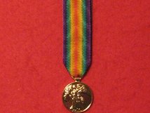 MINIATURE SOUTH AFRICA SOUTH AFRICAN VICTORY MEDAL WW1 WORLD WAR 1 MEDAL
