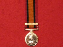 MINIATURE QUEENS SOUTH AFRICA MEDAL BELMONT CLASP