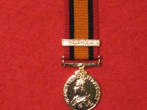 MINIATURE QUEENS SOUTH AFRICA MEDAL TRANSVAAL CLASP