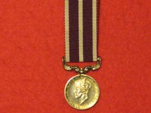 MINIATURE MERITORIOUS SERVICE MEDAL MSM GVI CROWNED CONTEMPORARY MEDAL GF