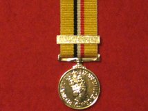 MINIATURE OP TELIC IRAQ MEDAL WITH CLASP