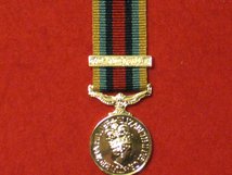MINIATURE OPERATIONAL SERVICE MEDAL AFGHANISTAN OSM AFGHANISTAN WITH CLASP