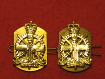 ARMY APPRENTICE CORPS MILITARY COLLAR BADGES