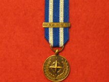 MINIATURE NATO AFRICA MEDAL WITH AFRICA CLASP