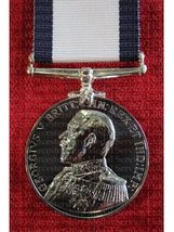 FULL SIZE CONSPICUOUS GALLANTRY MEDAL CGM GV GEORGE V REPLACEMENT MEDAL NAVY AND ARMY.