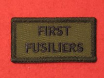 TACTICAL RECOGNITION FLASH BADGE FIRST FUSILIERS TRF BADGE