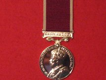 FULL SIZE ARMY LSGC LONG SERVICE GOOD CONDUCT GV CROWNED REPLACEMENT MEDAL