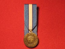 MINIATURE COURT MOUNTED UNITED NATIONS CYPRUS MEDAL