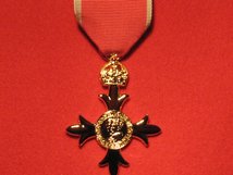 FULL SIZE OBE CIVIL MEDAL REPLACEMENT MEDAL