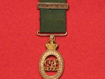 MINIATURE COLONIAL AUXILIARY FORCES OFFICERS DECORATION MEDAL WITH BAR GEORGE V CONTEMPORARY MEDAL