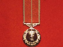 MINIATURE BRITISH EMPIRE MEDAL BEM WITH MILITARY RIBBON MEDAL CIII CHARLES III
