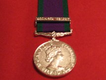 FULL SIZE GSM WITH NORTHERN IRELAND CLASP MEDAL MSC