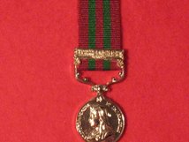 MINIATURE INDIA MEDAL 1895 1902 WITH PUNJAB FRONTIER 1898 CLASP QV MEDAL