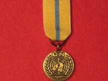 MINIATURE UNITED NATIONS IRAQ KUWAIT MEDAL UNIKOM MEDAL