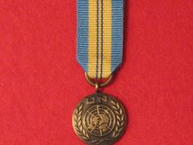 MINIATURE UNITED NATIONS EGYPT ISRAEL MEDAL UNEF11 MEDAL