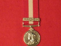 MINIATURE CANADA GENERAL SERVICE MEDAL WITH FENIAN RAID 1866 CLASP MEDAL