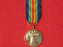 MINIATURE VICTORY MEDAL WORLD WAR 1