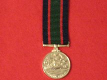MINIATURE ROYAL NAVAL VOLUNTEER RESERVE WIRELESS LONG SERVICE MEDAL EIIR