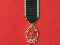 MINIATURE ROYAL NAVAL RESERVE DECORATION MEDAL GVI MEDAL