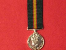 MINIATURE ULSTER DEFENCE REGIMENT SERVICE MEDAL UDR MEDAL