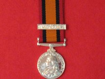MINIATURE QUEENS SOUTH AFRICA MEDAL LAINGS NEK CLASP