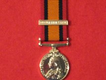 MINIATURE QUEENS SOUTH AFRICA MEDAL ORANGE FREE STATE MEDAL