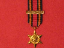 MINIATURE BURMA STAR MEDAL PACIFIC CLASP WW2 MEDAL