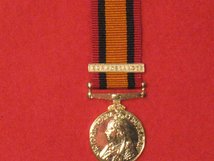 MINIATURE QUEENS SOUTH AFRICA MEDAL ELANDSLAAGTE CLASP