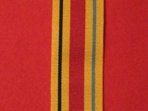 FULL SIZE AFRICA STAR MEDAL RIBBON