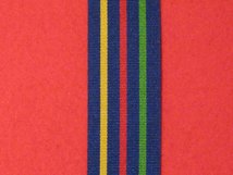 FULL SIZE CIVIL DEFENCE LONG SERVICE MEDAL RIBBON