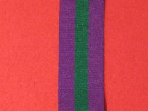 FULL SIZE GENERAL SERVICE MEDAL GSM 1918 1962 MEDAL RIBBON