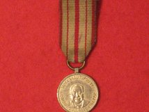 MINIATURE TONGA - KING TALIFA' AHOU TAPOU IV SILVER JUBILEE CONTEMPORARY MEDAL