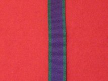 MINIATURE CSM GSM 1962 2007 MEDAL RIBBON