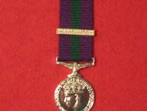 MINIATURE GSM CSM PALESTINE 1945 48 CLASP MEDAL PRE 1964 MEDAL GVI