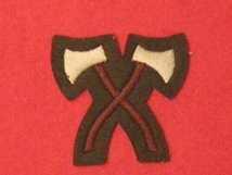 NUMBER 2 DRESS FAD CROSSED AXES BADGE ASSAULT PIONEER