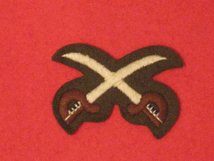 NUMBER 2 DRESS FAD CROSSED SWORDS BADGE