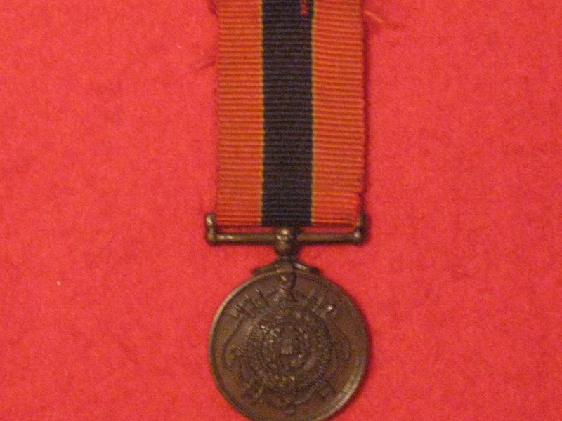 MINIATURE NATIONAL FIRE BRIGADES ASSOCIATION LONG SERVICE MEDAL CONTEMPORARY MEDAL Hill